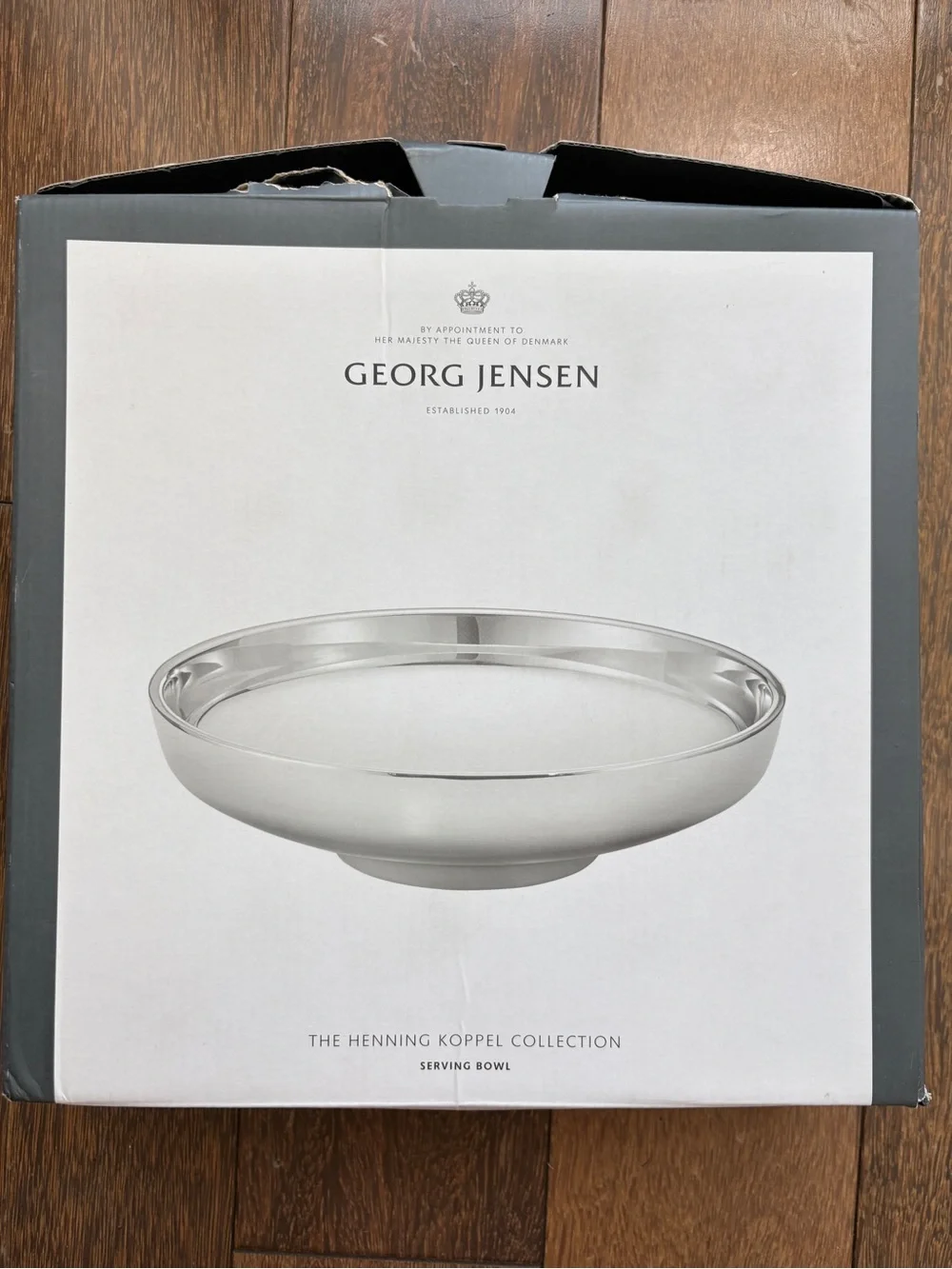 Georg Jensen Koppel Serving Bowl Silver Serving Bowl